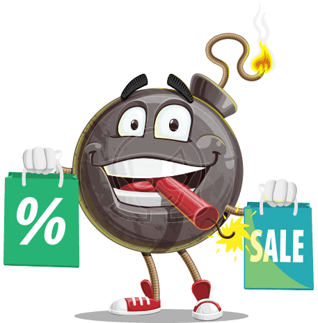 Bomb Cartoon Character - 112 stock vector images